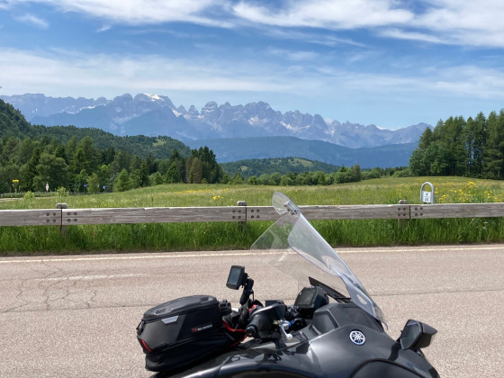 Blick auf die Brenta-Gruppe vom Bondone