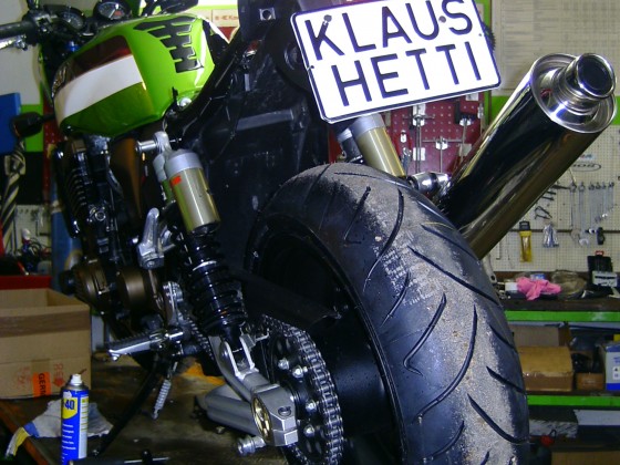 Kawa ZRX1200R ... Traum erfüllt! Natürlich den vom Mopped und nicht vom Nummernschild! Okay, Bertha?