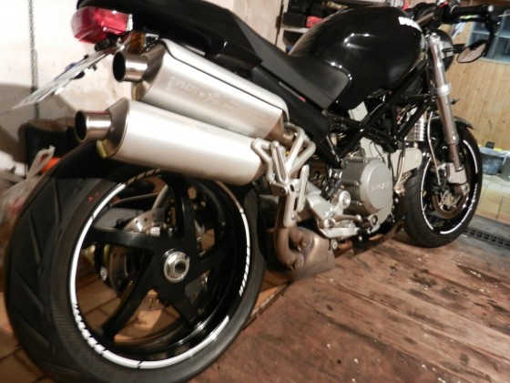 Ducati Monster S2R  fertig umgebaut