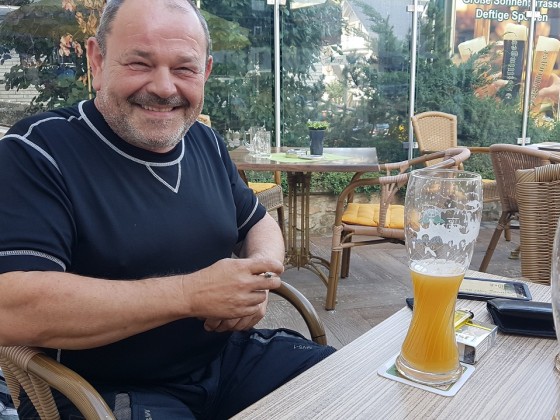 After-Tour-Bierchen in Willingen