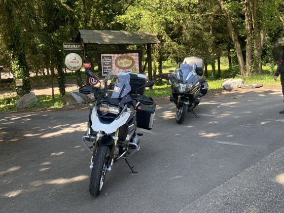 Vatertags Tour Pause kurz vor col du Donon