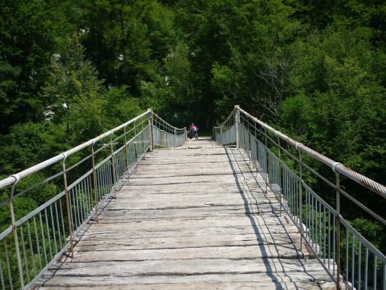 Brückenüberquerung