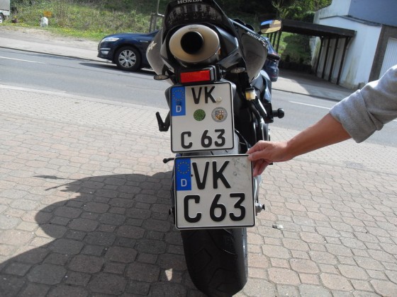 Neue Nummerschilder