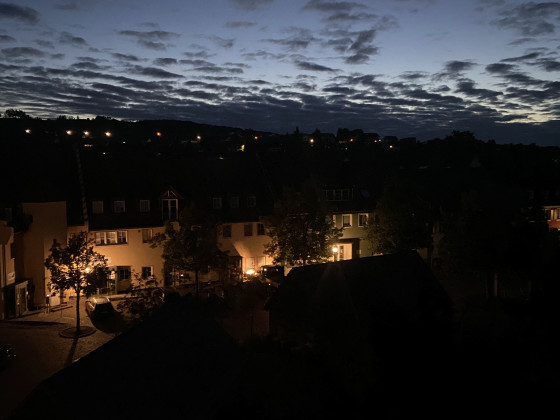 Morgens um 4