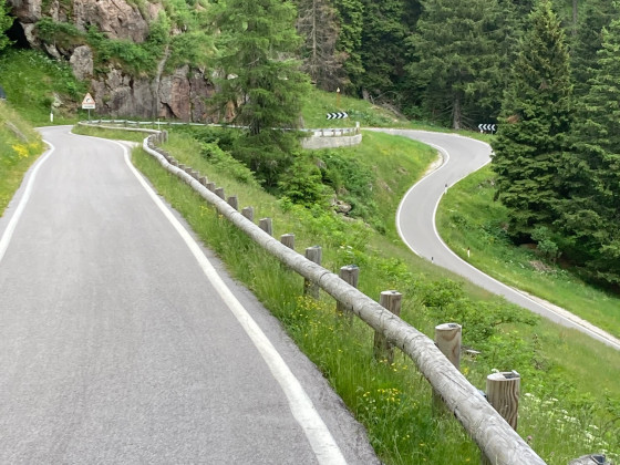 Anfahrt Passo Manghen